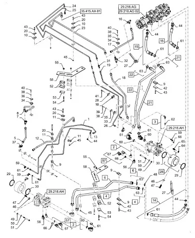 47762646 - Шланг гидравлический